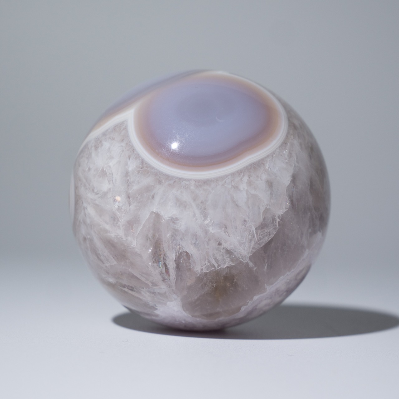 アメシスト アゲート スモーキークォーツ【φ6.0cm】 / スフィア