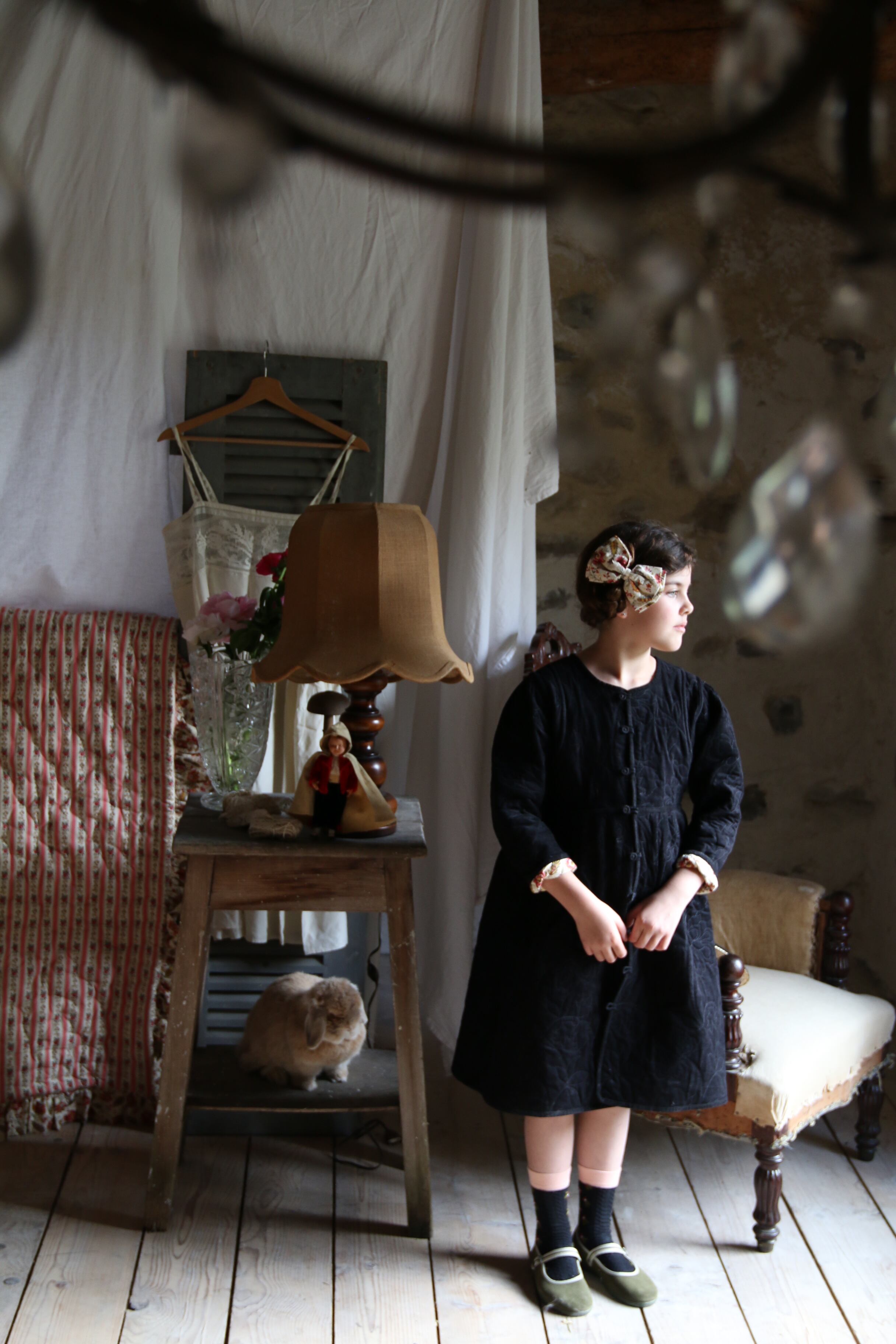 BONJOUR DIARY Reversible dress coat Aline print 4-6y | RESONASON