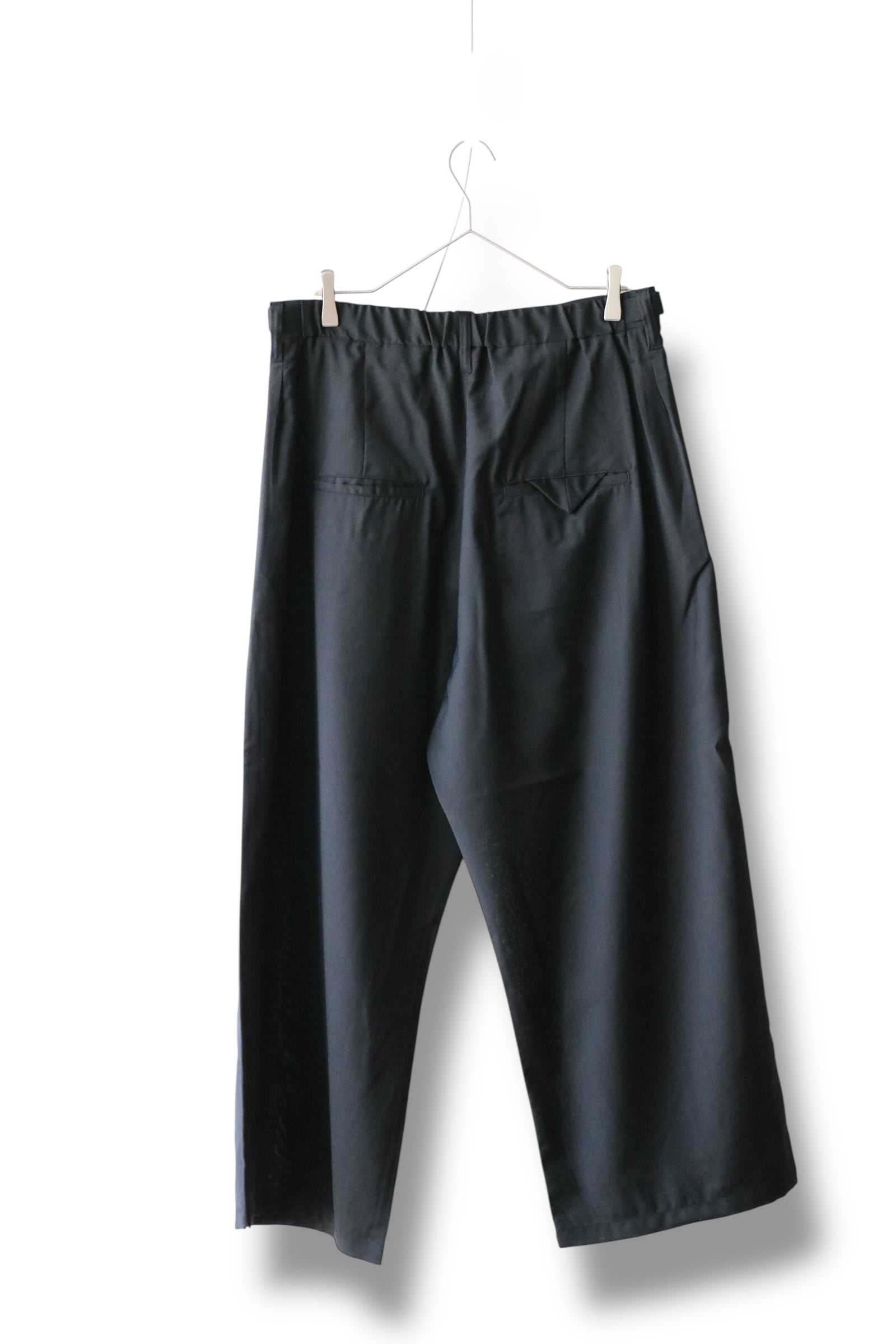 Ancellm -BELTED WOOL SLACKS- / ANC-PT108 / アンセルム ベルテッド