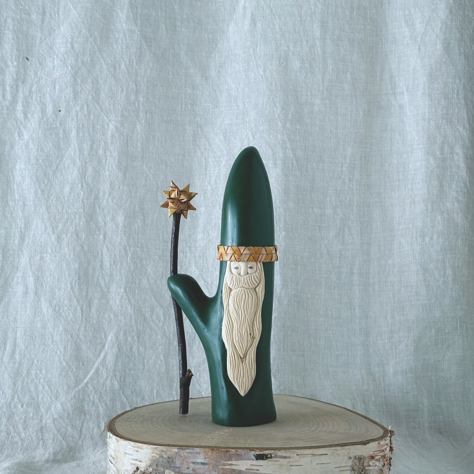 #34 SHIRAKABA SANTA premium green 星杖