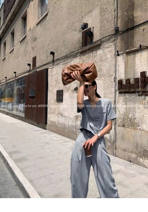 ワイドパンツ セットアップ AJ33167-621