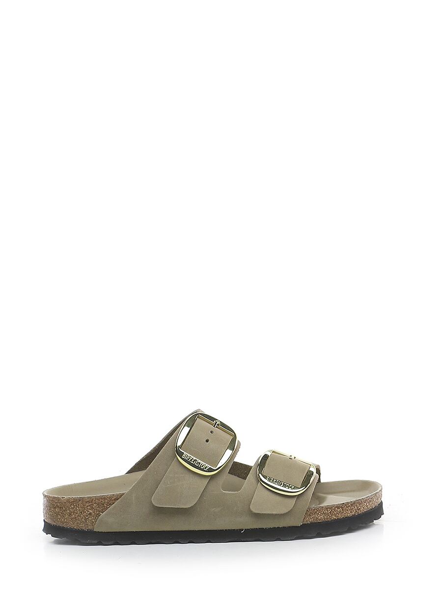 BIRKENSTOCK レディース サンダル レザー・ラバー トープ