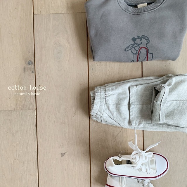 【即納90cm】miracle denim pants / cotton house (韓国子供服:デニムパンツ)