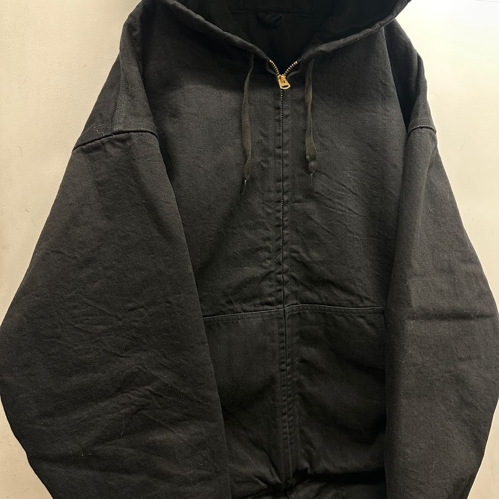 COMOLI ブラック ジップアップニット Size3- COMOLI コモリ 25AW Black Denim Zip Up Parka ブラックデニム ジップ
