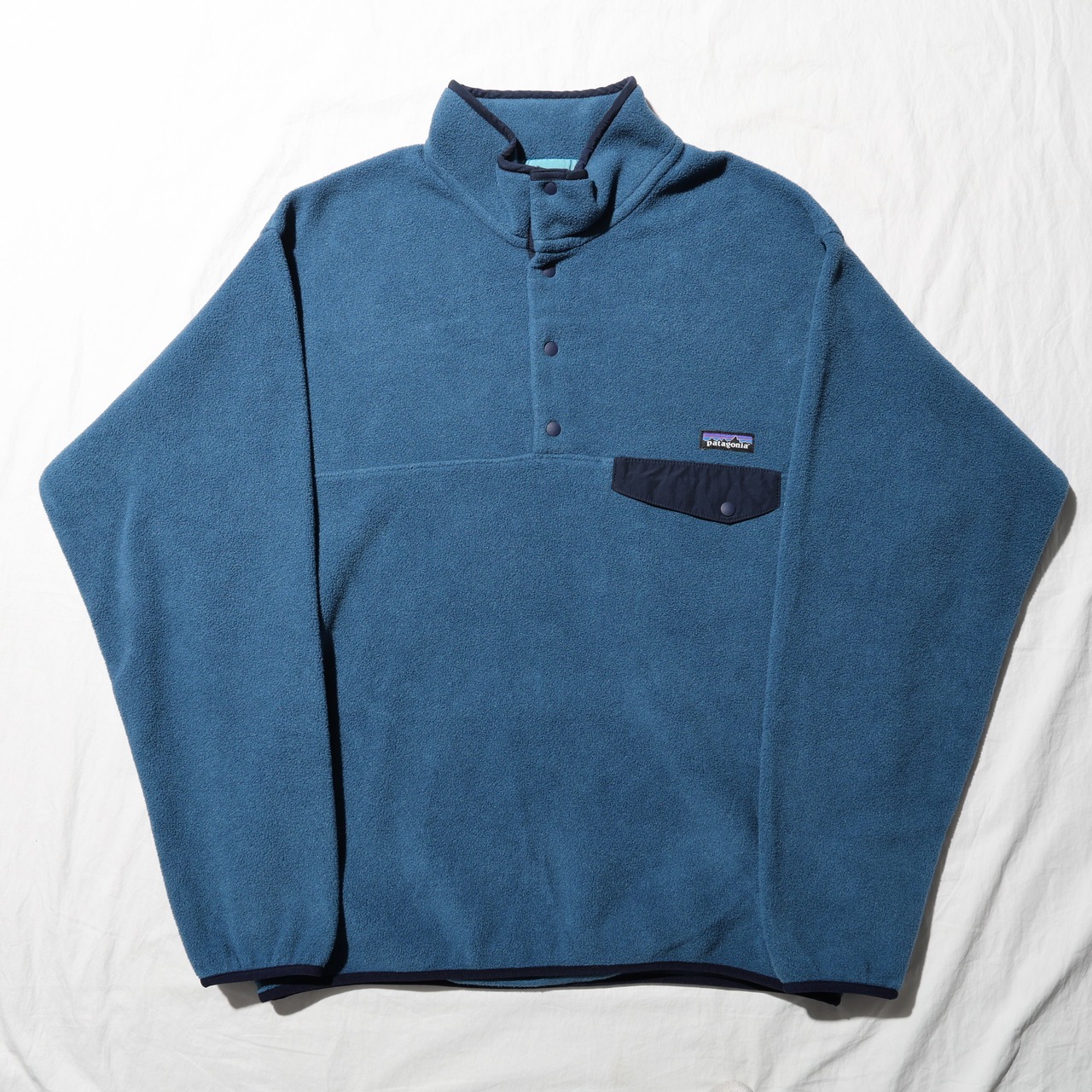 極美品 L 14年 Glass Blue LW Synchilla Snap-T Patagonia シンチラ スナップT パタゴニア