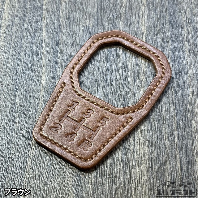 ジムニーMTシフトパターンエプロン（レザー）