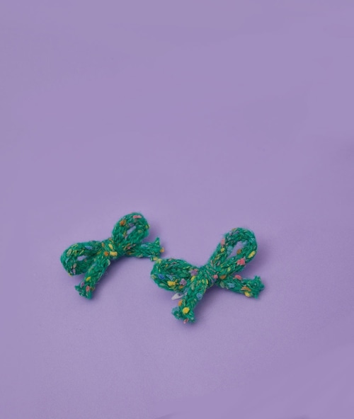 Cube green hairpin