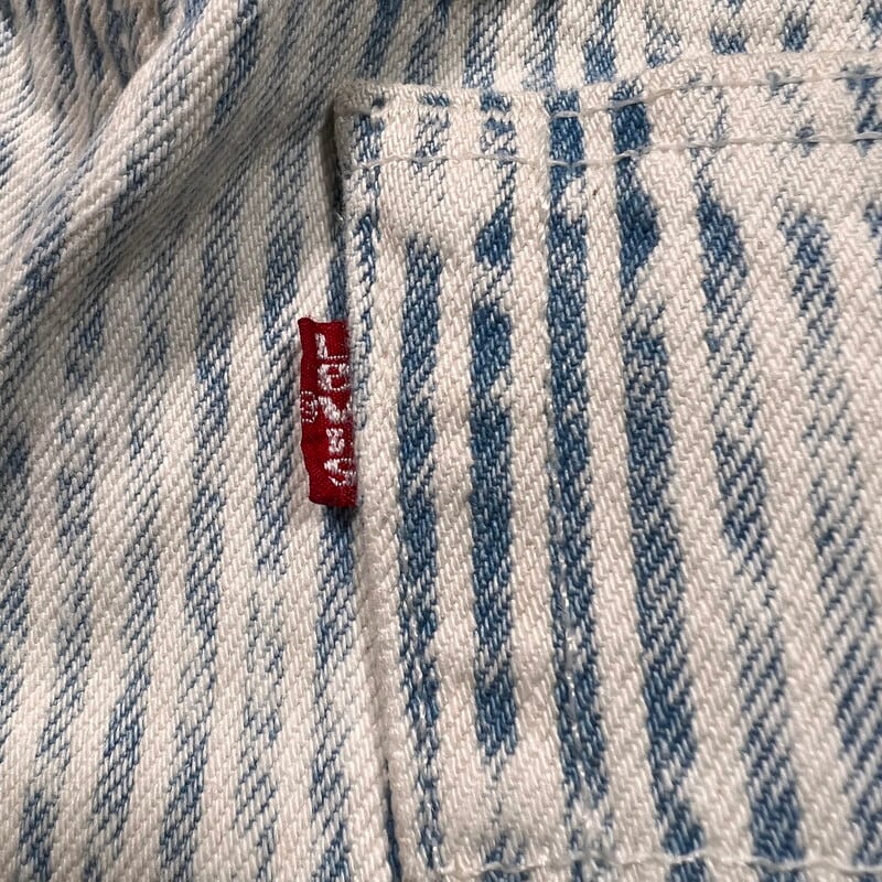 80's Levi's 501-0643 リーバイス ヒッコリーデニムパンツ