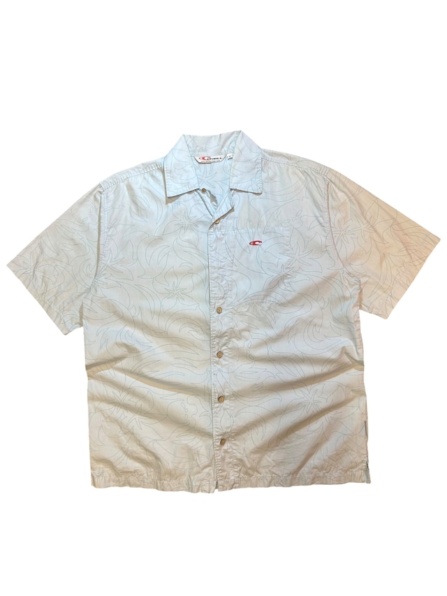 [00s]O'NEILL Floral Pattern S/S Resort Shirt M