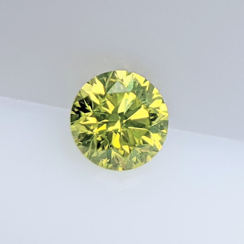 ダイヤモンド 0.124ct トリートイエロー ラウンド