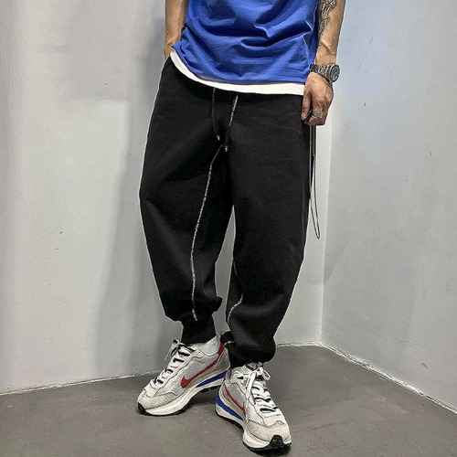 レギンス カジュアルパンツ ソリッド カラールーズ ストリート ソリッドカラー Xu_Tailang23593323230