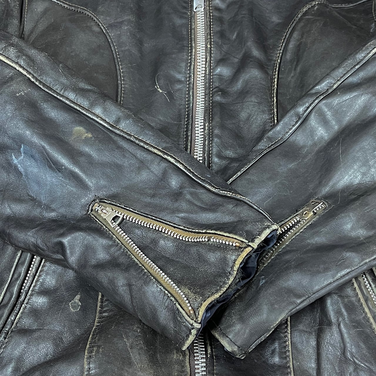 70年代 Schott ショット シングルライダースジャケット メンズL相当 