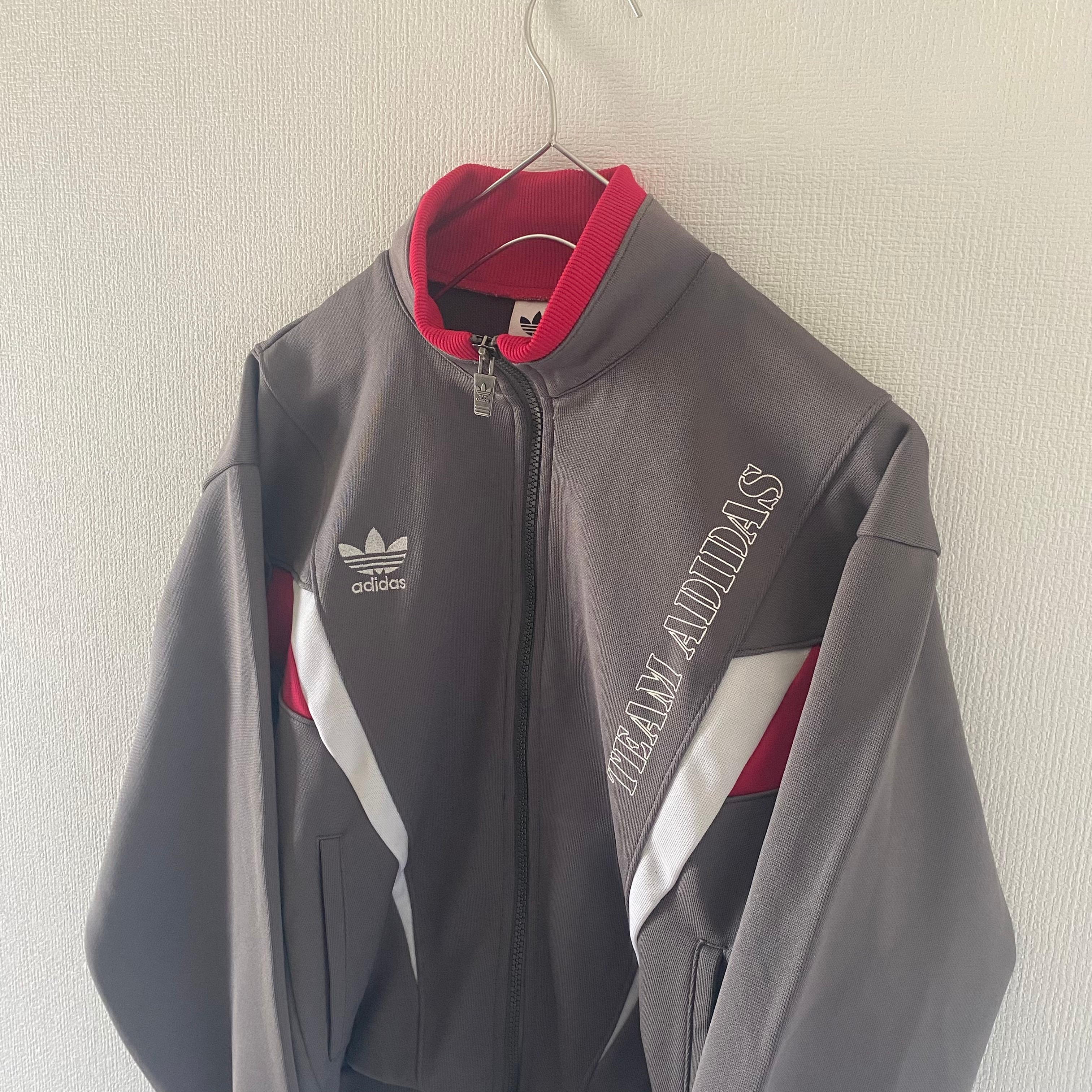 90s アディダス トレフォイル ジャージ トリコロール 上下セット