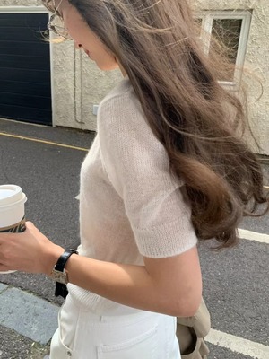 [OUNCE] mohair soft cardigan (即納)