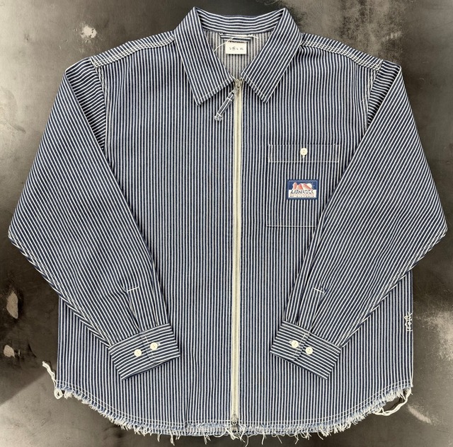 VICTORIA / LION ROCK HICKORY ZIP SHIRT