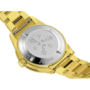 【RADO ラドー】Captain Cook Automatic キャプテンクック オートマティック（イエローゴールド×グリーン）／国内正規品 腕時計