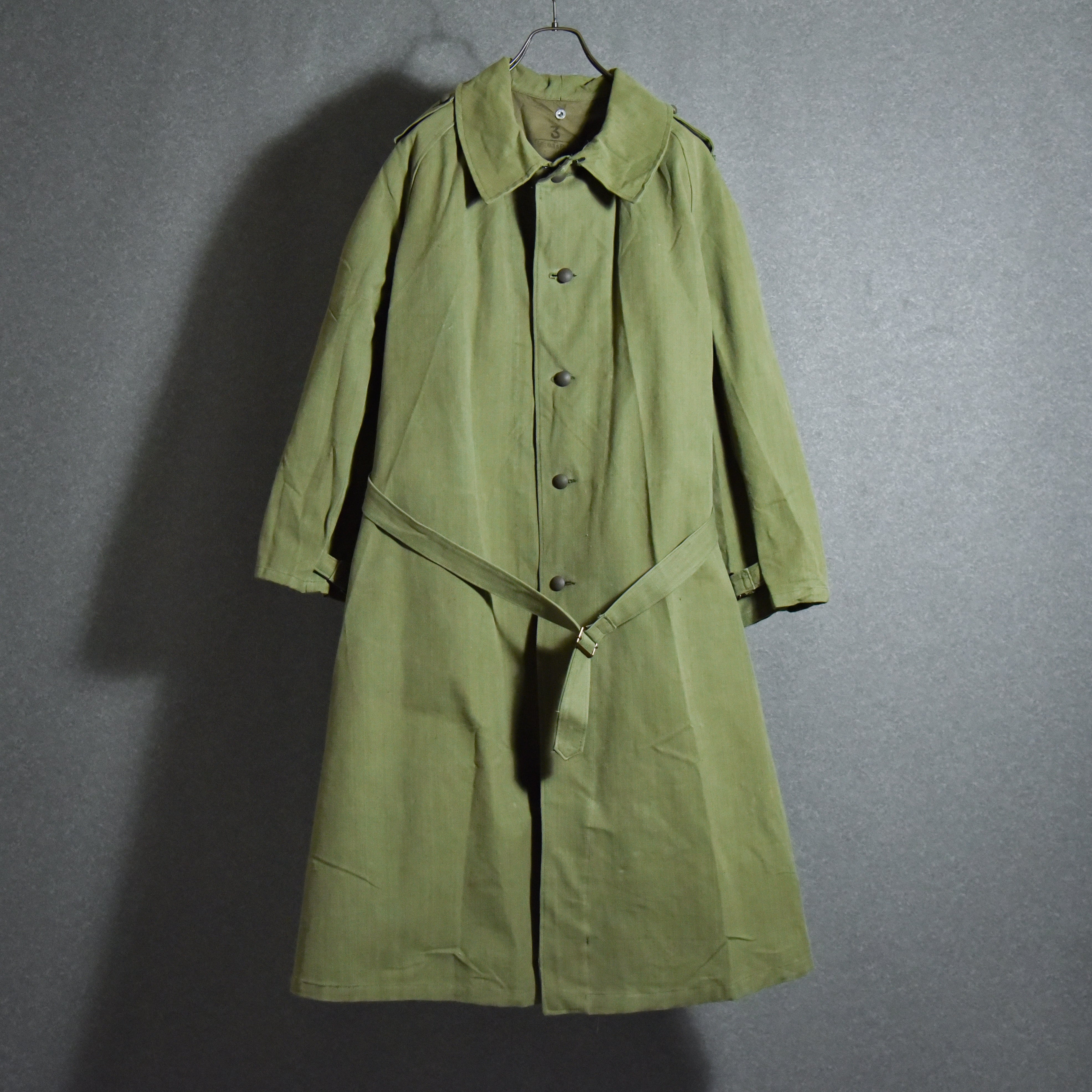 DEAD STOCK】40s French Army Motorcycle Coat M35 WWⅡ フランス軍 