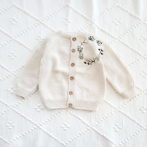 Penoora’s - Eden CARDIGAN Long Sleeve / Natural