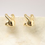 クロスフープピアス　ニッケルフリーポスト使用　低アレルギー対応　bittersweet