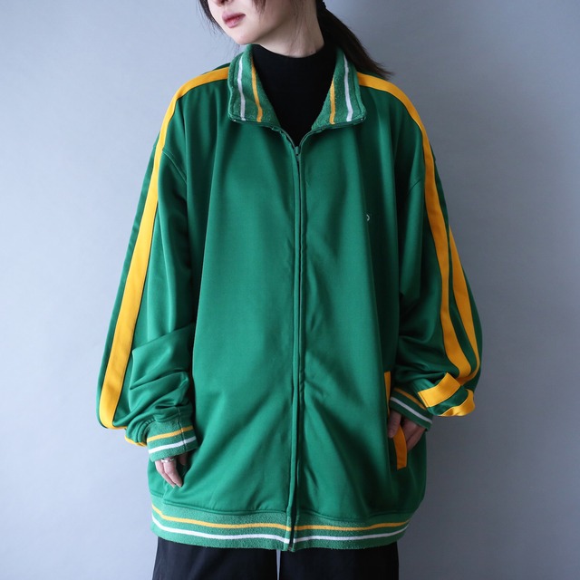 "SOUTH POLE" good coloring XXL over silhouette track jacket