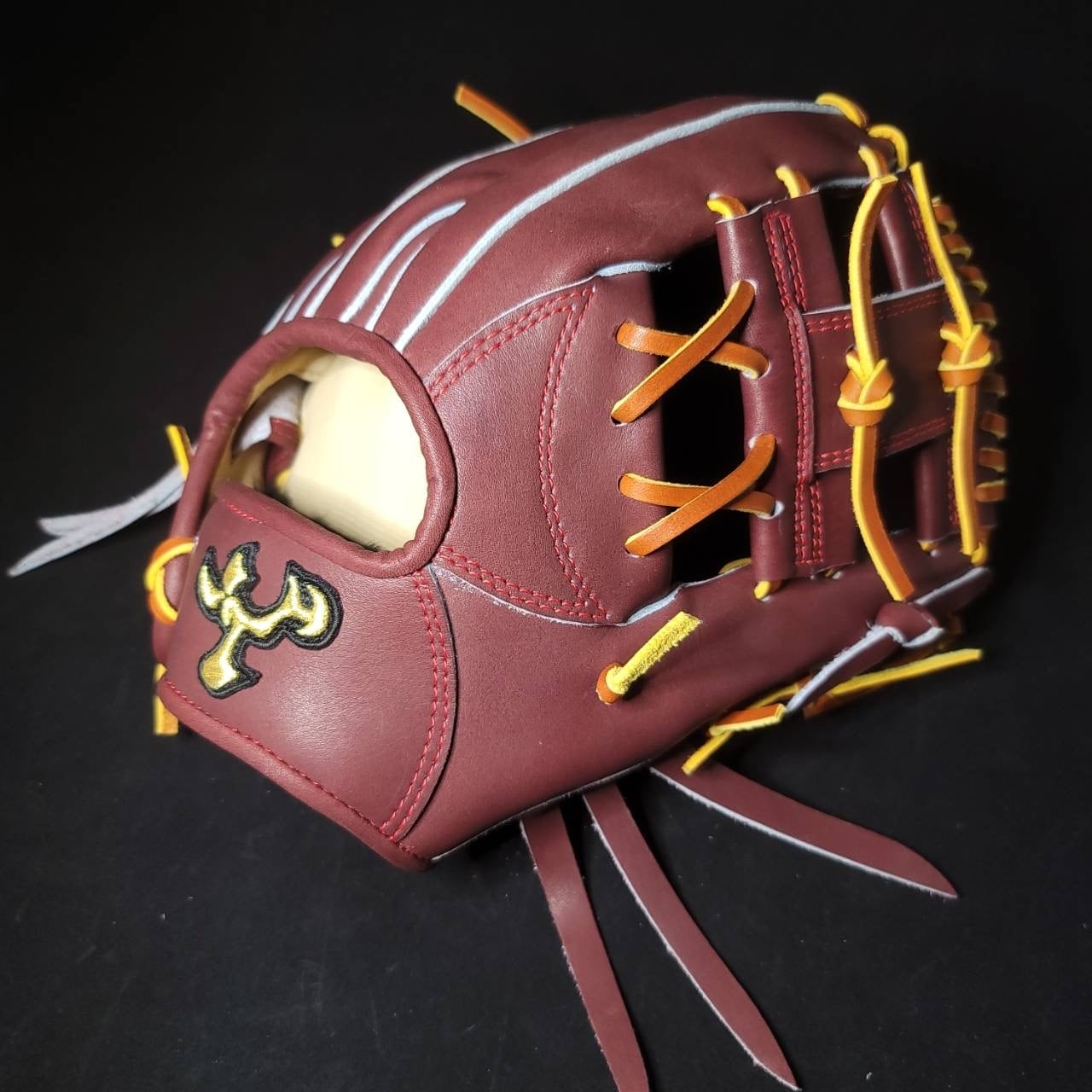 DEAD STOCK★硬式オーダーグラブ★キャメル★ジュテルレザー皮革ステア DEAD STOCK☆硬式オーダーグラブ☆キャメル☆ジュテルレザー皮革ステア