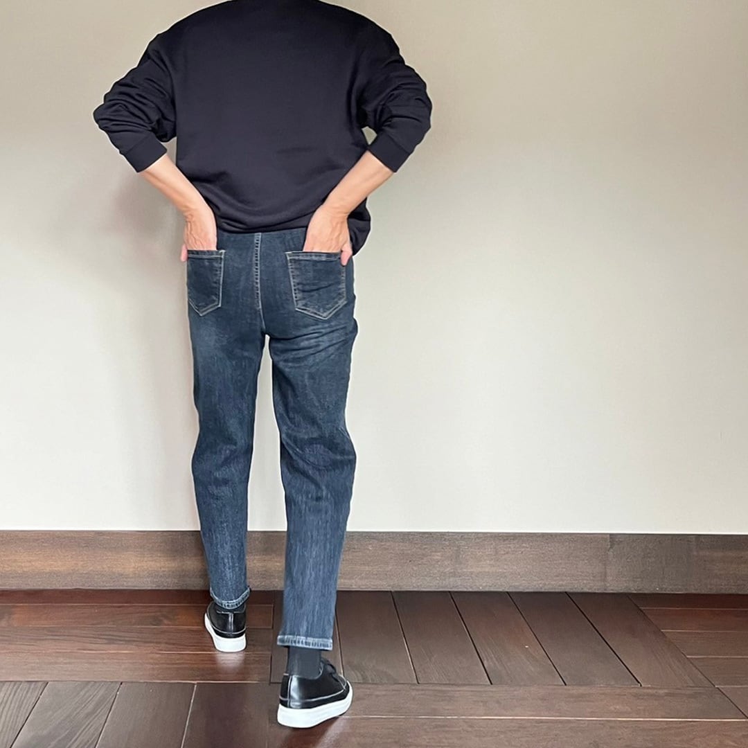 Pauline Bleu】テーパードデニムパンツ（74062） | FORME Base STORE 