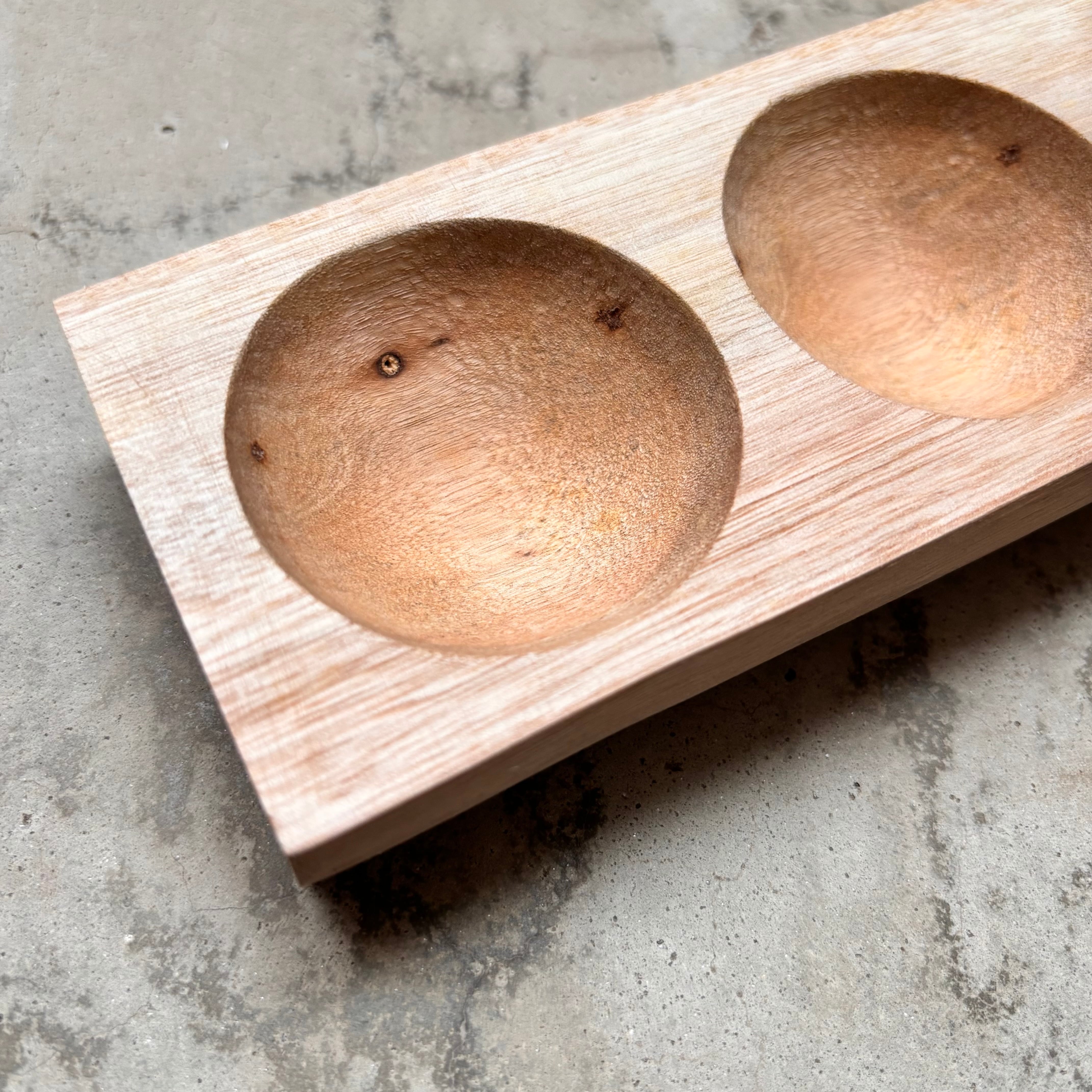 3ムーンウッドトレイ スフィアスタンド 木製 丸玉台座 天然石 台座 石