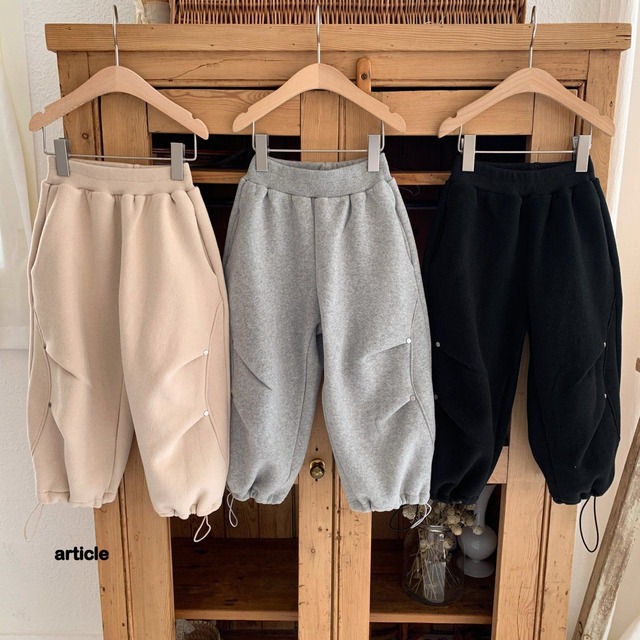【取寄】article｜rivet bunny pants｜リベットバニーパンツ｜S-JM｜kids｜25 winter