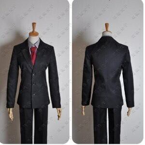 DK2536 妖狐×僕SS★御狐神双熾風 上下スーツ＋ウイッグ＋グローブ コスプレ衣装 完全オーダーメイドも対応可能 K2536 妖狐×僕SS☆御狐神双熾風 上下スーツ＋ウイッグ＋グローブ