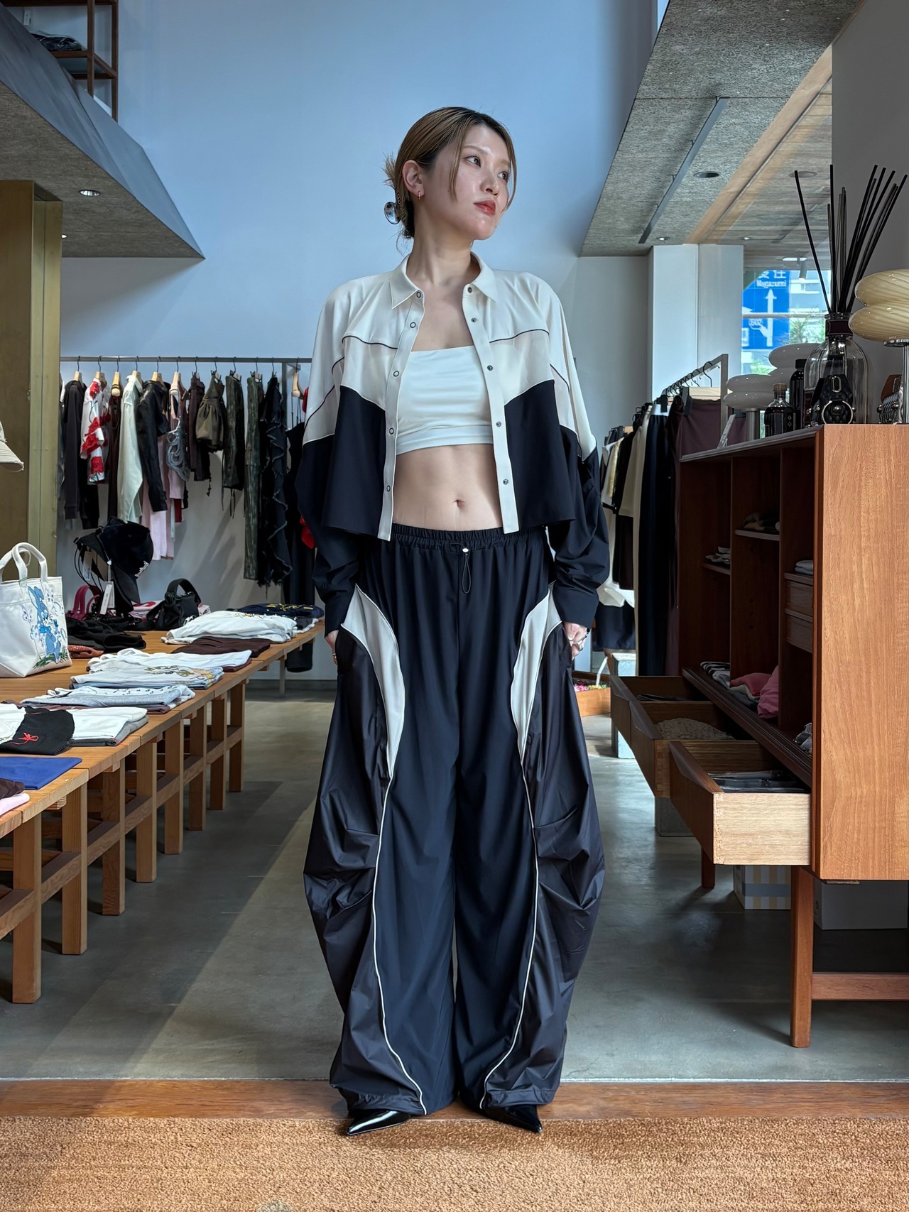 【26SS】THINGS THAT MATTER シングスザットマター / パンツ / MESH BLOCKING STRETCH EASY PANTS - 8