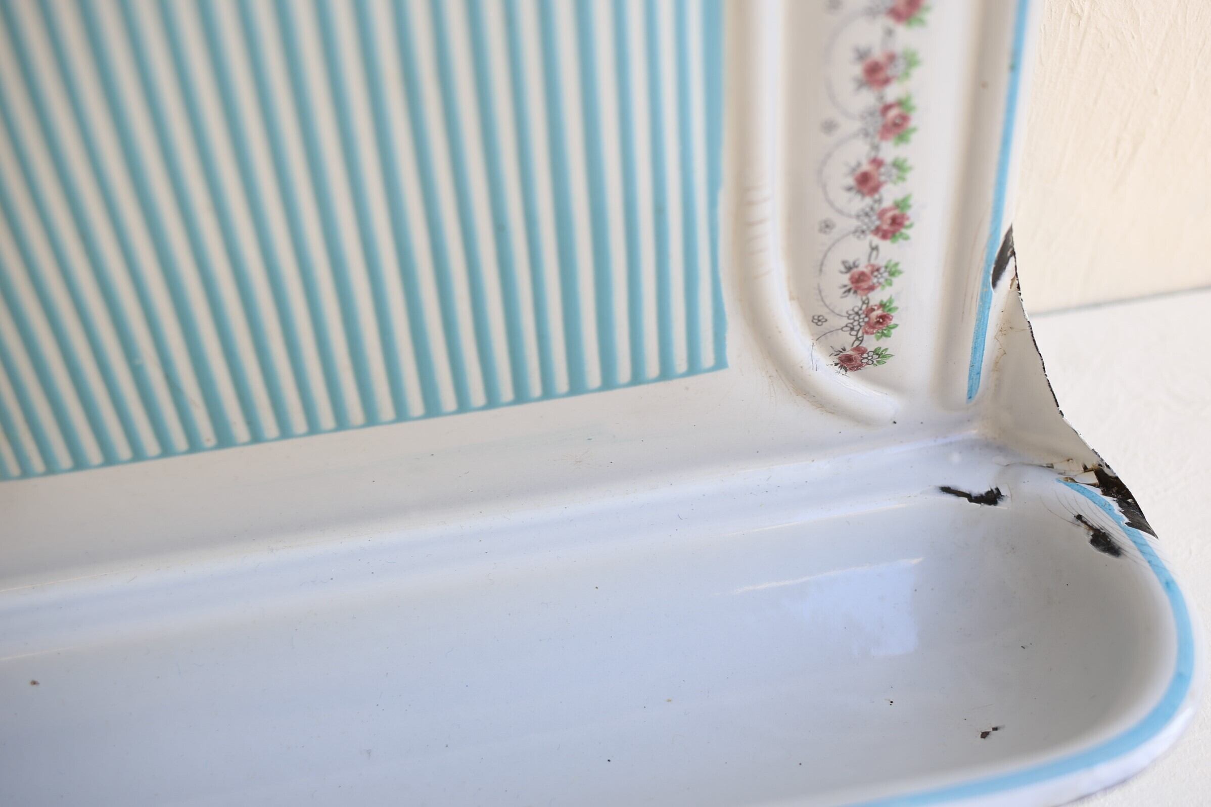 フランス アンティーク ヴィンテージ BB社 ローズガーランド レードル