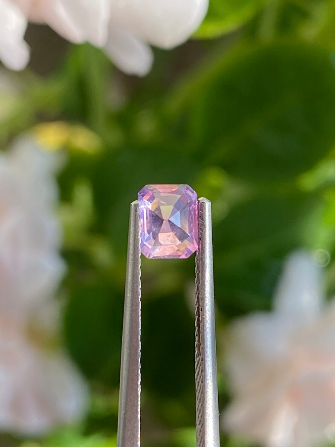 鑑定カード付き 0.72ct スリランカ産 天然 非加熱 ピンクサファイア 