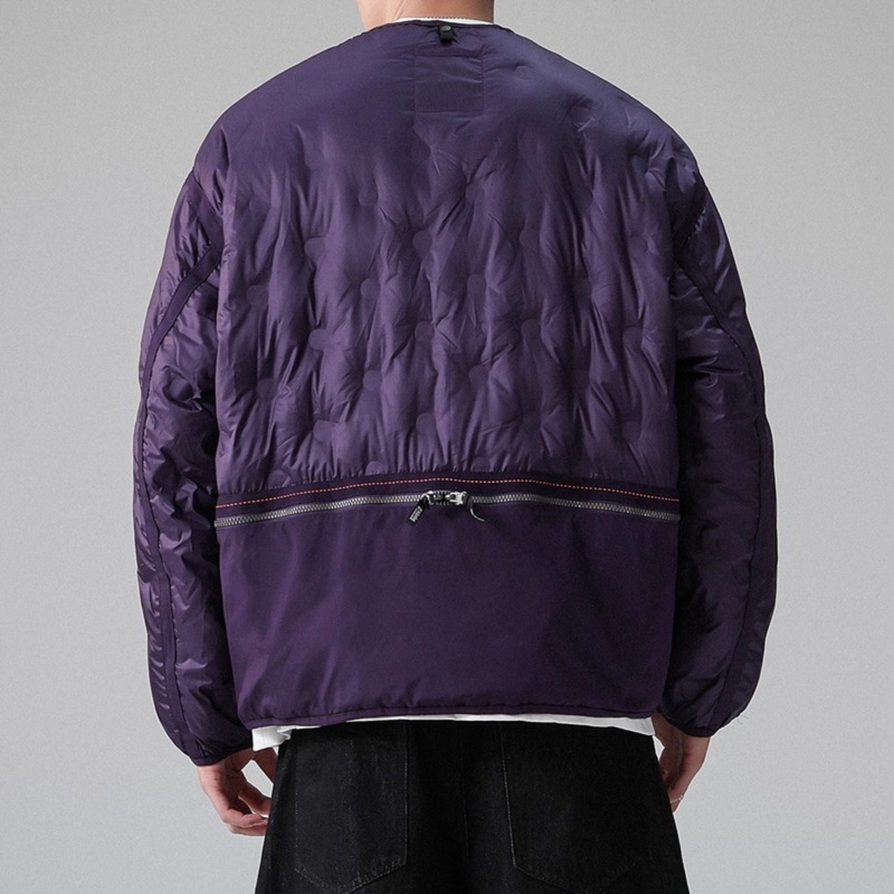 Zip-up Hip-length Padded Jacket ◇2color H0995