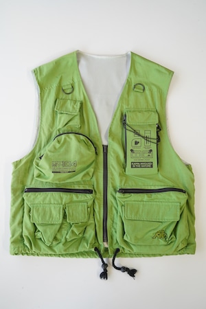 Kappa Sport USA 90s メッシュ ギアベスト MV-104 (カーキグリーン/L)