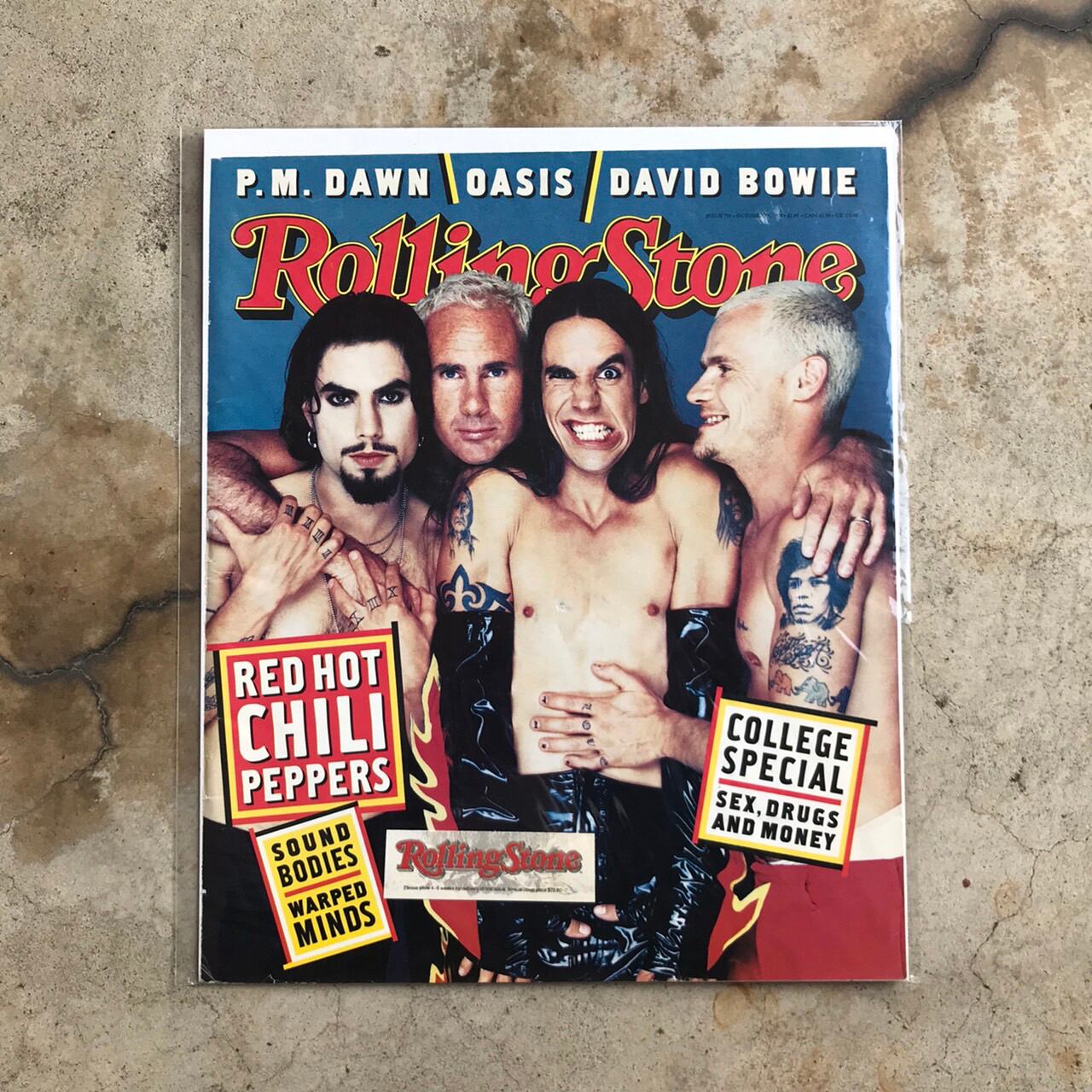 /Red Hot Chili Peppers/Rolling Stone Mag Cover   woodmarquee