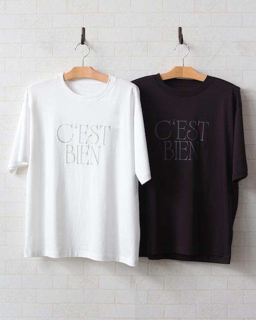 【hunch】コンパクトスムース 立体ラメロゴTシャツ　(260737)