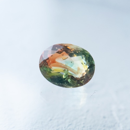 オーバル　10×8mm　#15【硝子の宝石】箔入