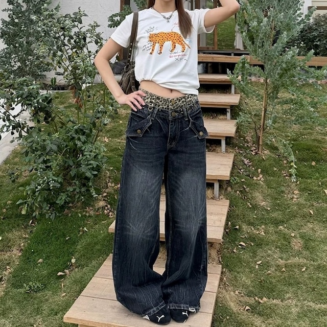 アニマルグラフィックスリムフィットTシャツ 2col R02452