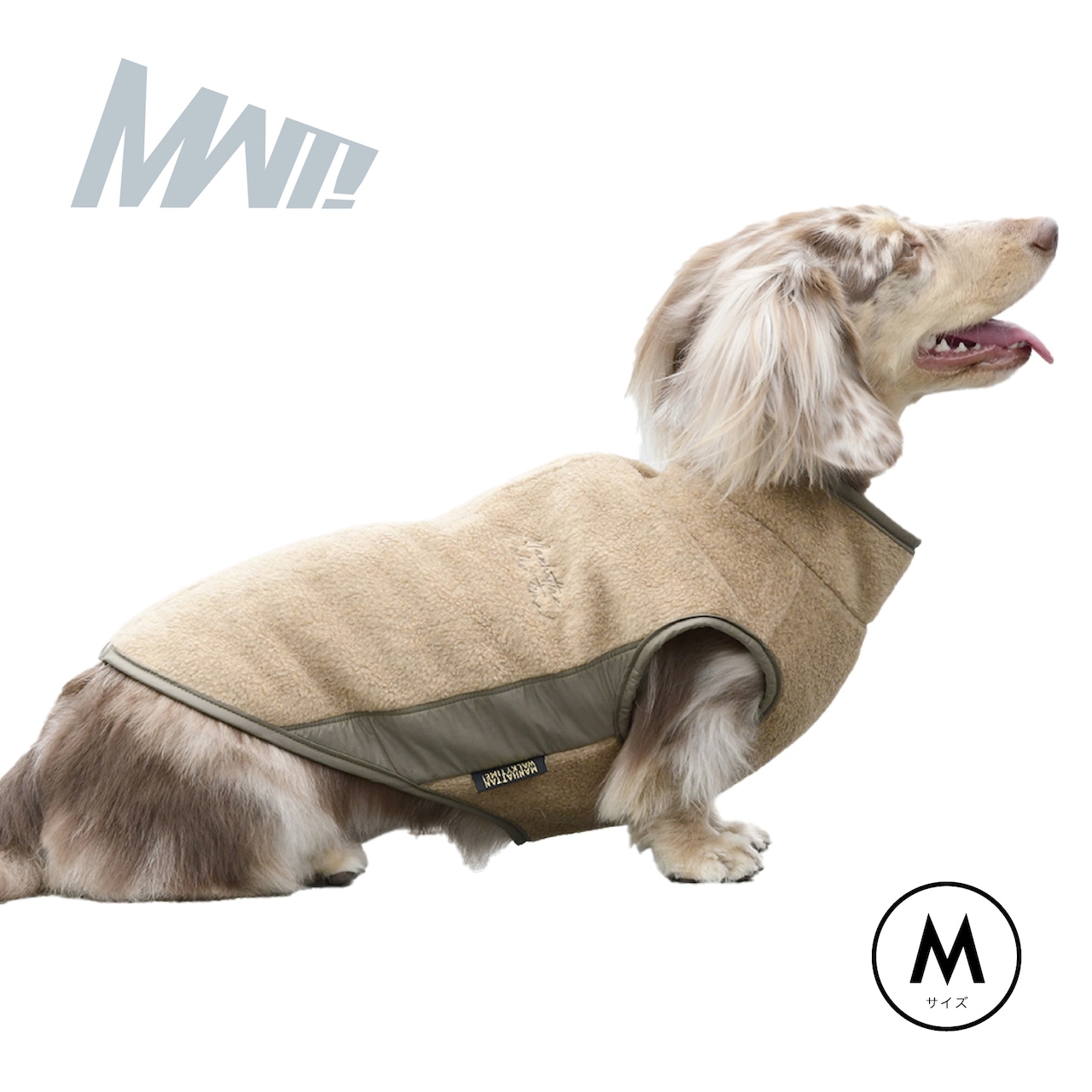 MWT! ミリタリーフリースベスト / Mサイズ (SAND/KHAKI/GRAY)