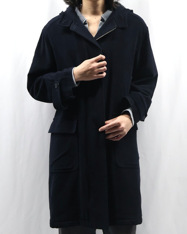 "Calvin Klein" hooded half coat