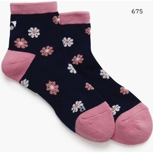 ウィメンズアンクルソックス[レディース]29262Y ヨネックス テニス かわいい花柄 底パイル 抗菌防臭