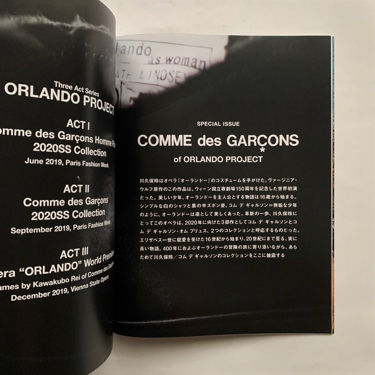 COMME des GARCONS : Orlando / SWITCH | 本まるさんかくしかく