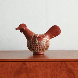 POTTERY OBJECT / PIGGY BANK "CHECKEN"