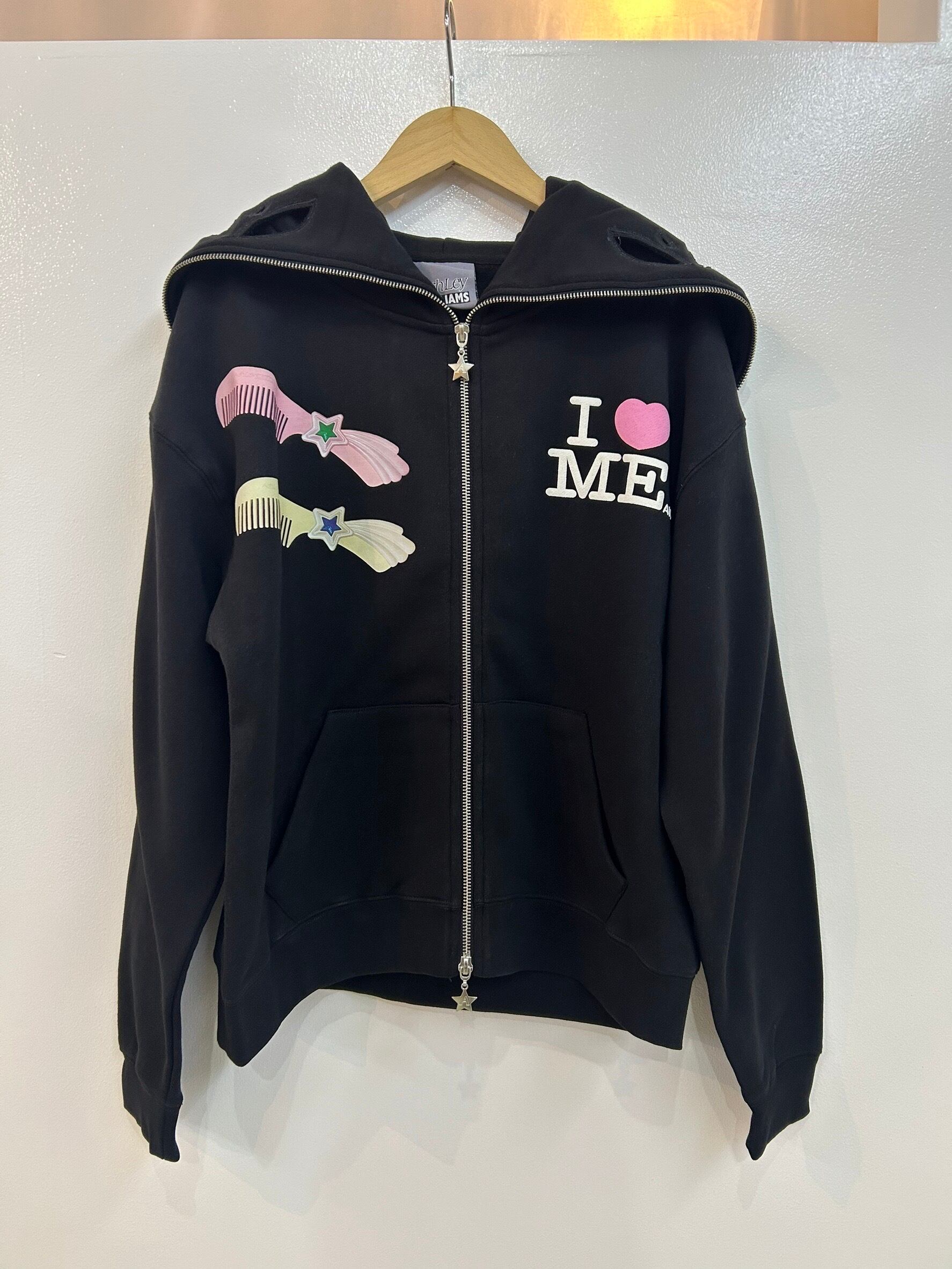 Ashley WILLIAMS butterfly hoodie / maltese black | itimi
