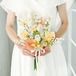 3日以内発送＊韓国ブーケ　アーティシャルフラワーブーケ　B304 結婚式　前撮り　リゾート婚　造花ブーケ　和装　