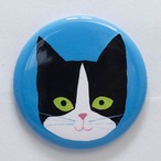 森邦保作品 猫マグネット N07（ハチ割れ猫イメージ）ロゴマークなしです。