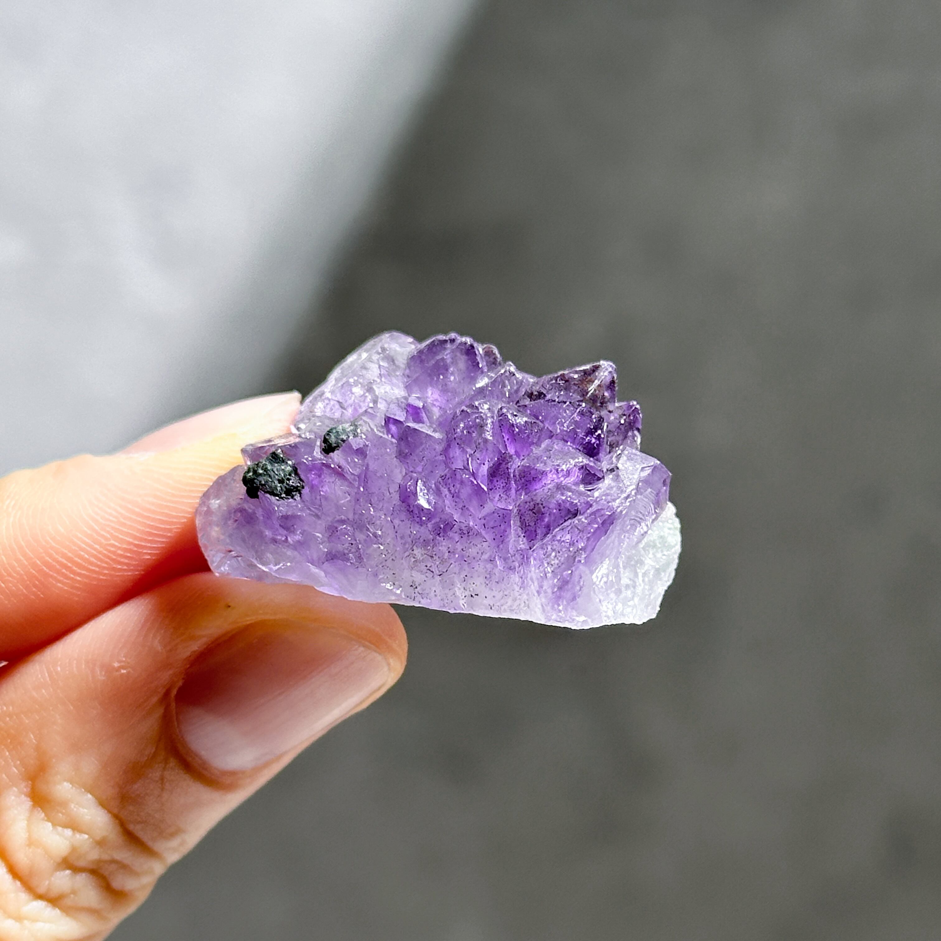 インド・カルール産アメジスト クラスター 33◇ Amethyst ◇天然石