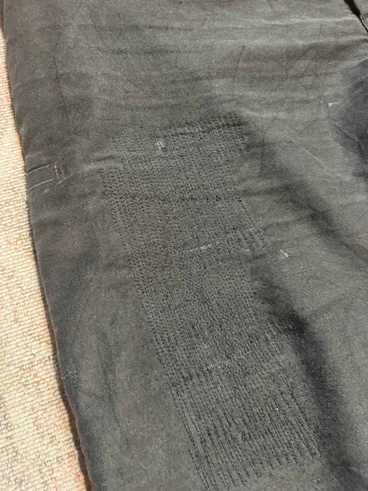 ボロ / Euro work pants / moleskin / repair