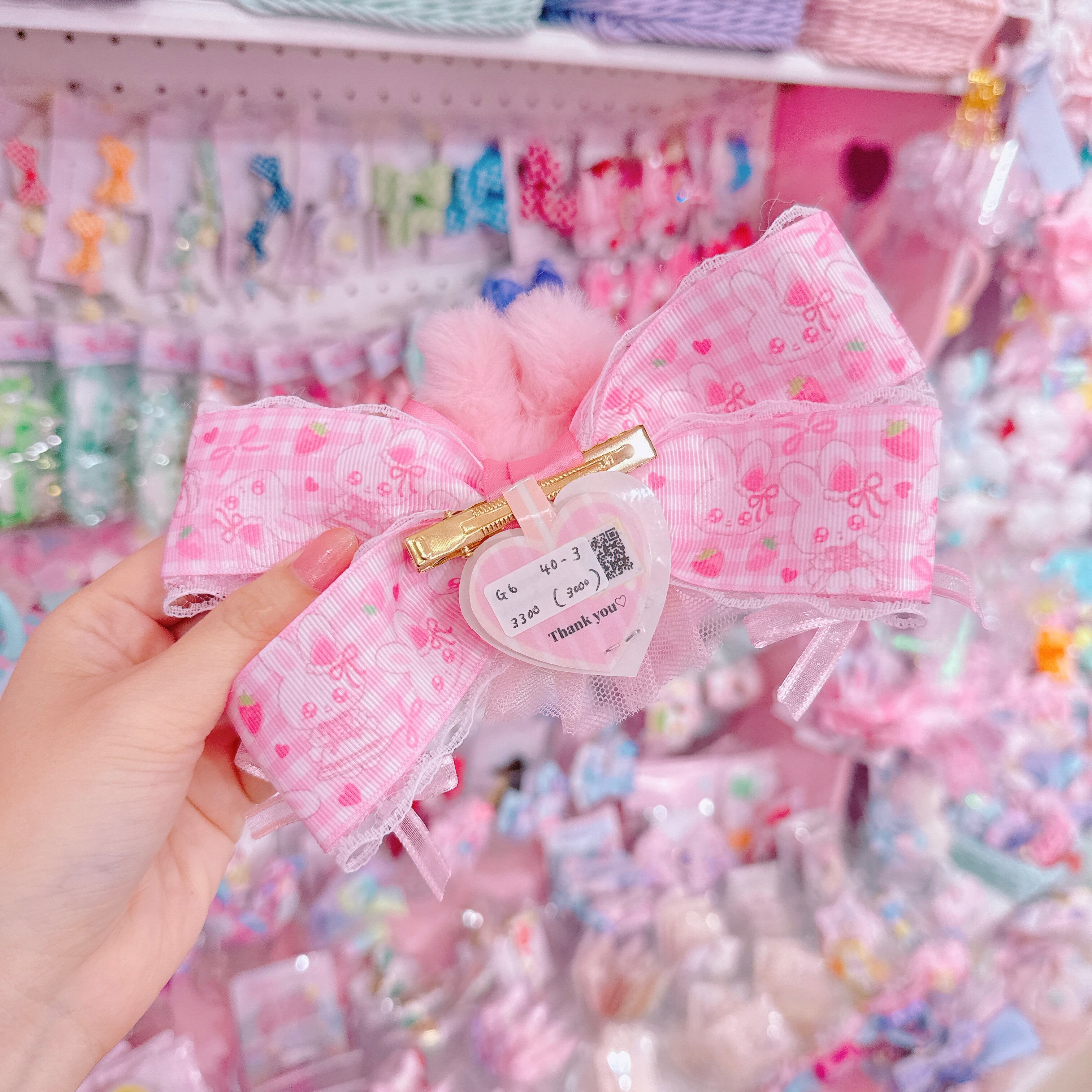 【G6】40-3コラボBigヘアクリップ