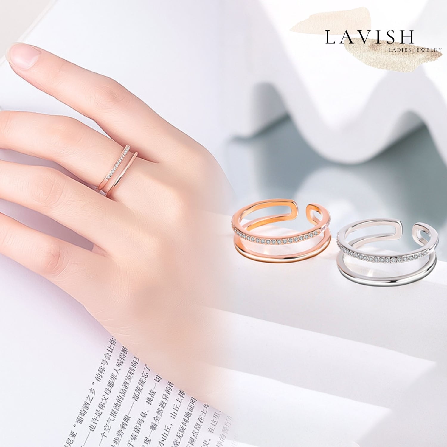 シースルーシルエット リング レディース 指輪 ring